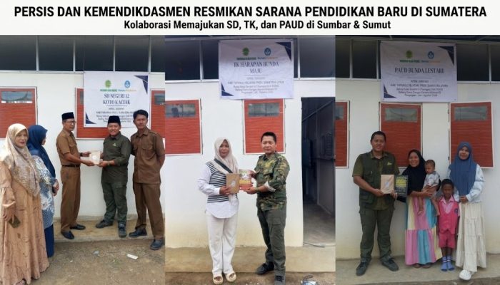 Bantu Sekolah Terdampak Bencana di Sumut dan Sumbar, PERSIS Bangunkan Ruang Kelas Darurat
