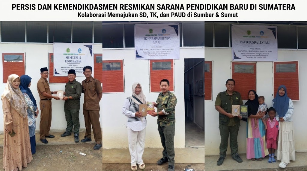 Bantu Sekolah Terdampak Bencana di Sumut dan Sumbar, PERSIS Bangunkan Ruang Kelas Darurat
